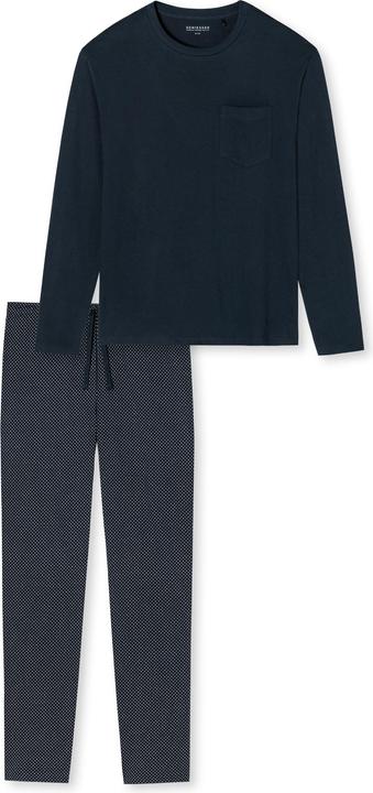Image du produit Schiesser pyjama long naturel 100% coton | aussi grande taille (106)