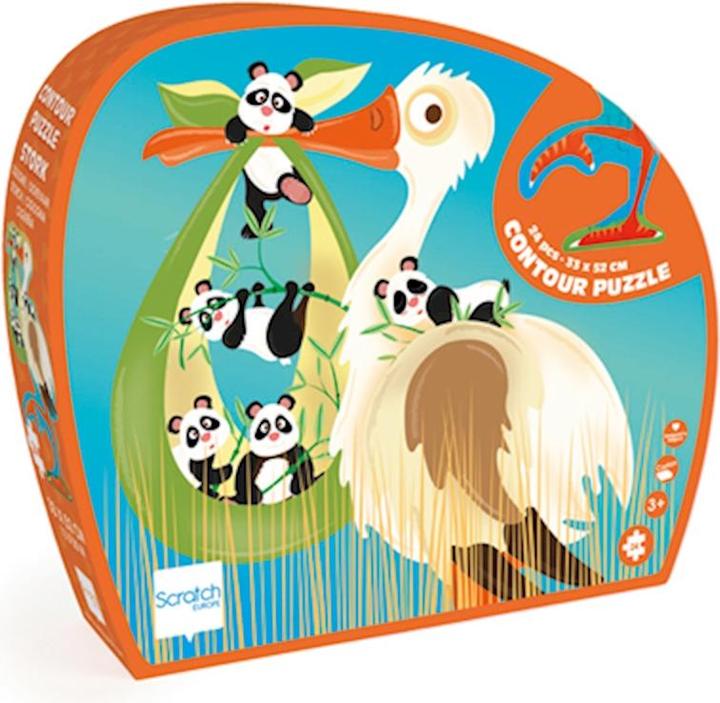 Immagine prodotto Scratch Forma puzzle cicogna 24 pezzi (24 pezzi)