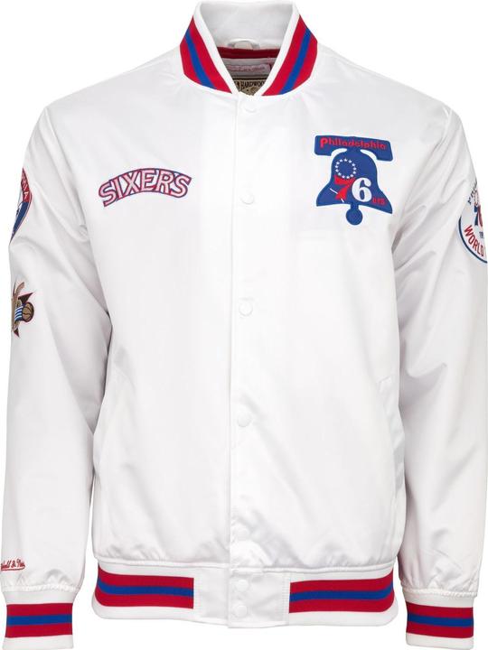 Image du produit Mitchell & Ness City Collection Lightweight Satin Veste - Philadelphia 76ers (M)