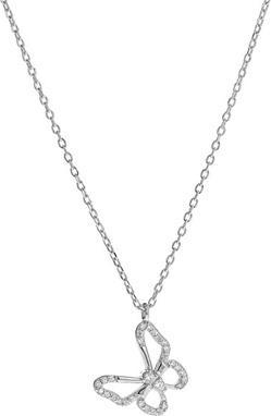 Again Jewelry Beautiful silver bow tie necklace AJNA0028