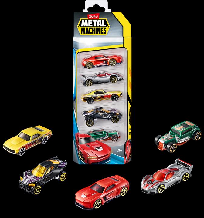Actual product image Zuru Metal Machine Cars Set 5 pcs