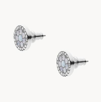 Actual product image Fossil Heart Duo (21 cm, Stainless steel, Mother-of-pearl)