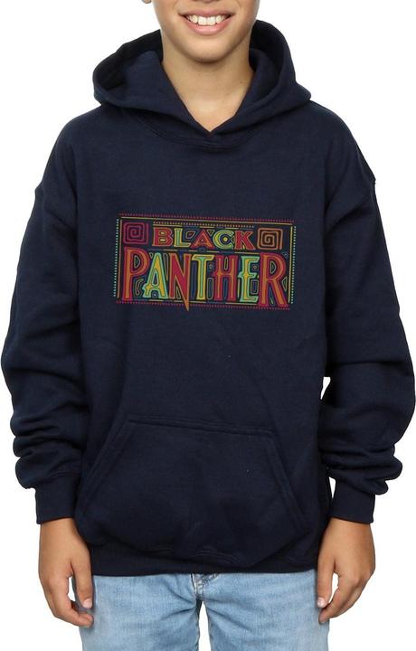 Immagine prodotto Black Panther Tribal Logo Felpa con Cappuccio Ragazzi (116)