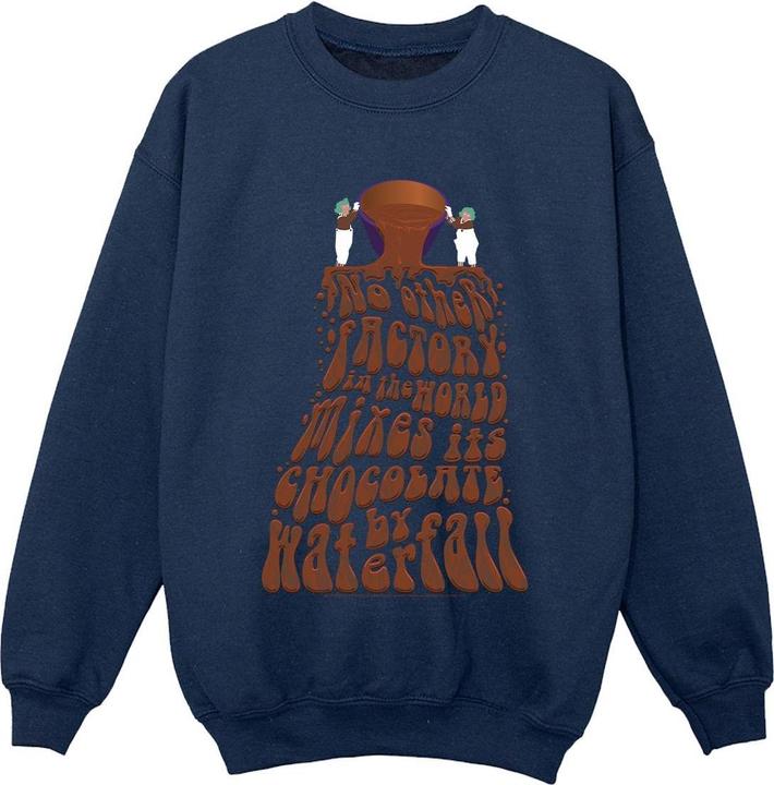 Willy Wonka & the Chocolate Factory Chocolate Waterfall Sweatshirt Jungen
