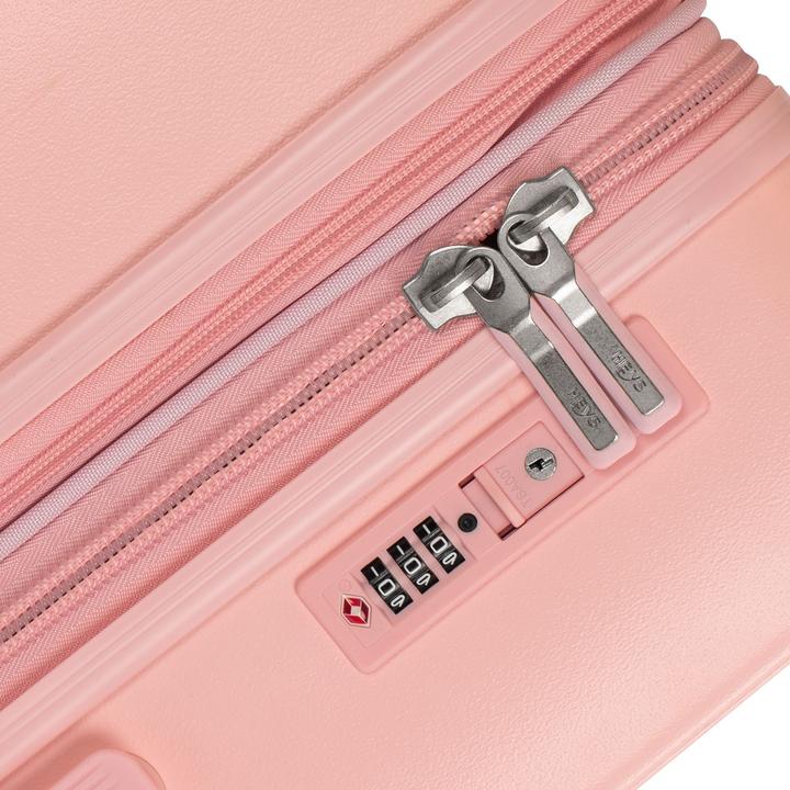 Immagine prodotto Heys Set di valigie a 4 ruote pastello 3 pezzi con piega elastica (219 l, XL (da 115l))