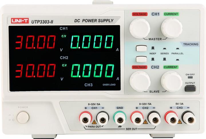 Immagine prodotto Uni-T Alimentatore da laboratorio UTP3303-II, 3 canali, 207 W
