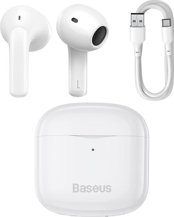 Actual product image Baseus Headphones TWS Bowie E3 (white) (5 h, Wireless)