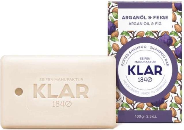 Produktbild Klar Festes Shampoo Arganöl & Feige 100 g (Festes Shampoo)