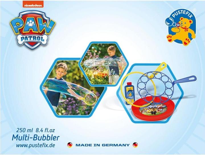 Produktbild Pustefix Riesen-Seifenblasen-Set MULTI-BUBBLER PAW PATROL