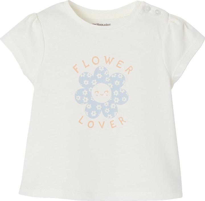 Produktbild Vertbaudet 2er-Pack Baby T-Shirts BASIC bedruckt (74)