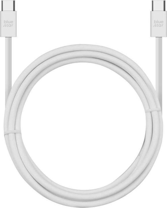 Actual product image BlueStar Cable Blue Star BLUE STAR cable Type C to Type C 6A 60W QC4.0 Q28 1 m white (1 m, USB 3.0)