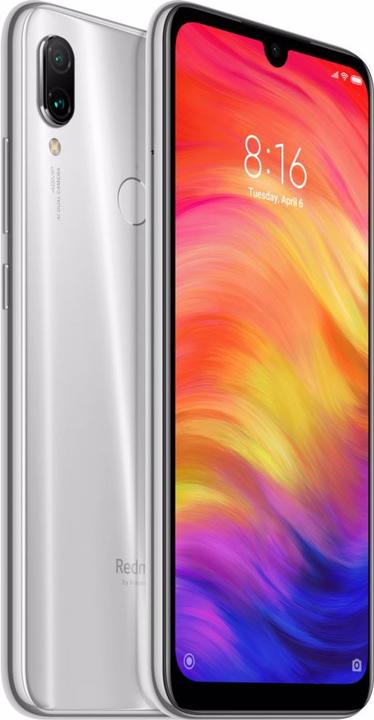 Produktbild Xiaomi Redmi Note 7 (64 GB, White, 6.26", Hybrid Dual SIM, 48 Mpx, 4G)