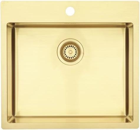 Produktbild Tapwell Køkkenvask Kubus 540 Soft Messing-guld