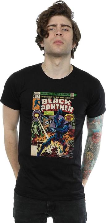 Actual product image Black Mens Cover Cotton T-Shirt (M)