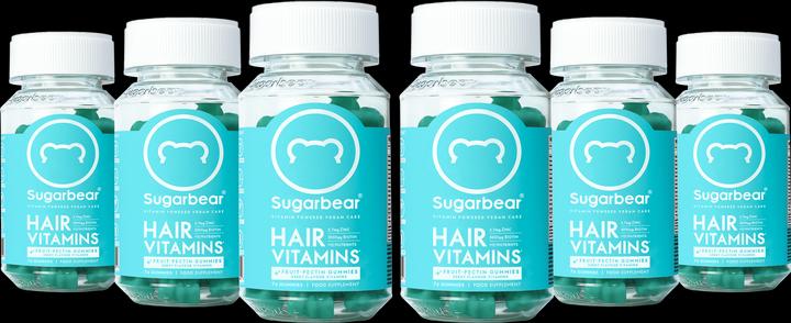 Immagine prodotto Sugarbearhair Vitamine per capelli Gummies 6 mesi (6 Pezzo/i, Gomme, 900 g)