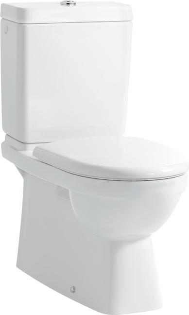 Laufen MODERNA R Stand-WC für aufgesetzten Spülkasten, mit Spülrand, weiss