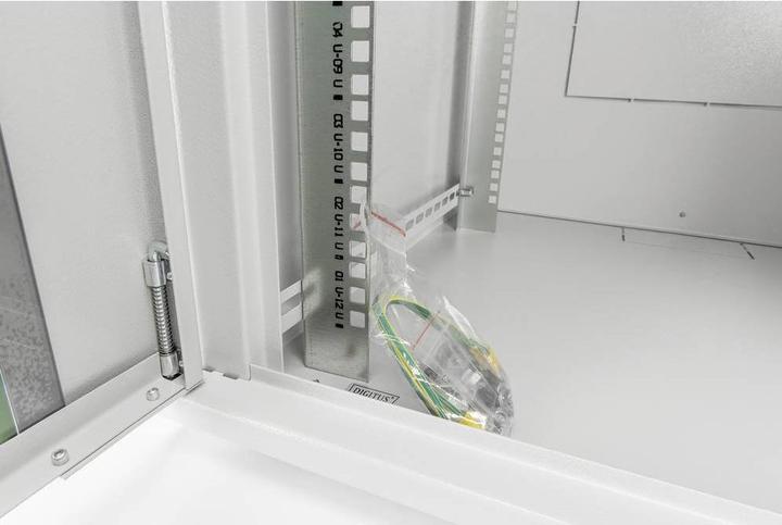 Produktbild Digitus 48,3cm 19Zoll Wandschrank 9HE SoHoline RAL7035 grau ohne Boden 505mmx600mmx450mm (9 HE, 19 Zoll Rack)