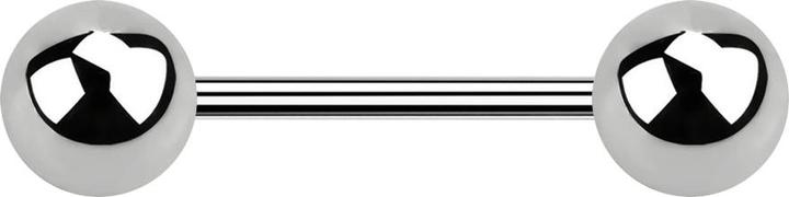 Produktbild Star Piercing Steriler Micro Barbell silber mit zwei Kugeln (Titan G23, ohne Messing)