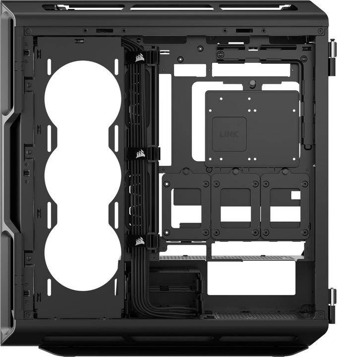 Produktbild Corsair Geh Midi 5000T (Tempered Glass) Black (E-ATX, Mini-ITX, ATX, mATX)