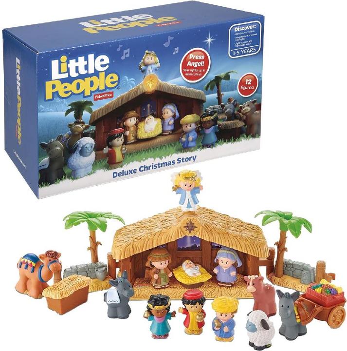 Produktbild Fisher-Price Fisherprice Little People Weihnachtskrippe