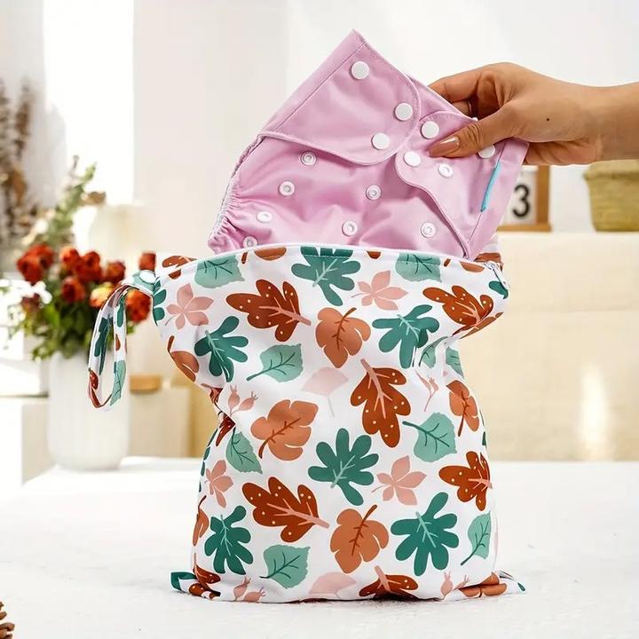 Produktbild ASMI 2 Stück Wetbag Windeltasche Set 36x26cm + 25x19cm