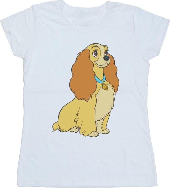 Immagine prodotto Disney Lady And The Tramp Lady Spaghetti Heart Maglietta Donna (L)