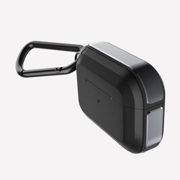 Actual product image Raptic - Airpods Pro 1. + 2. Gen. Carcasa Trek Defense Case schwarz (Headphone bag)