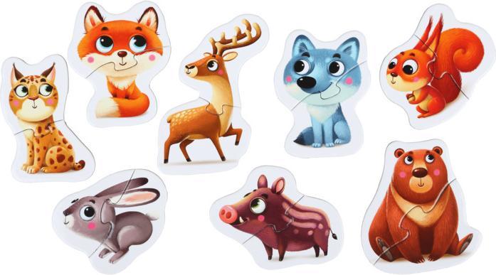 Produktbild Puzzlika puzzle "Mountain animals" (8 Teile)