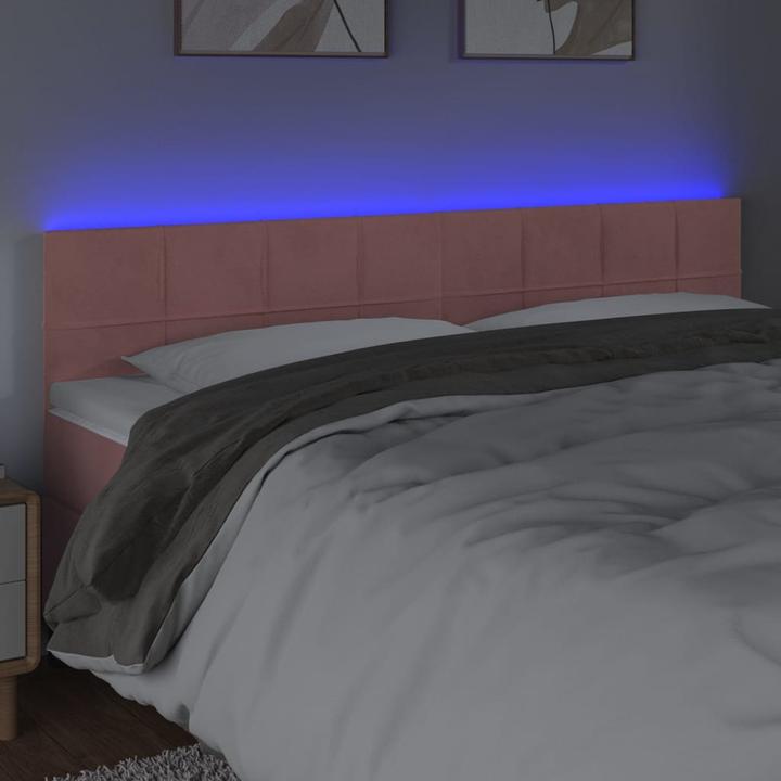 Immagine prodotto VidaXL LED Kopfteil Samt (200 x 5 x 88 cm)