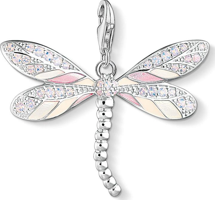 Actual product image Thomas Sabo Charm Pendant Dragonfly (Silver, Glass)