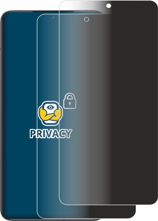 Productafbeelding BROTECT Anti-spionnetje privacyfolie Beschermfolie tegen blauw licht (2 Stuk, Xiaomi Poco F6 Pro)