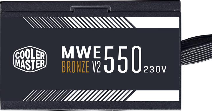 Immagine prodotto Cooler Master MWE 550 Bronze 230V V2 - 550 W - 200 - 240 V - 50/60 Hz - 5 A - Attivo - 110 W (550 W)