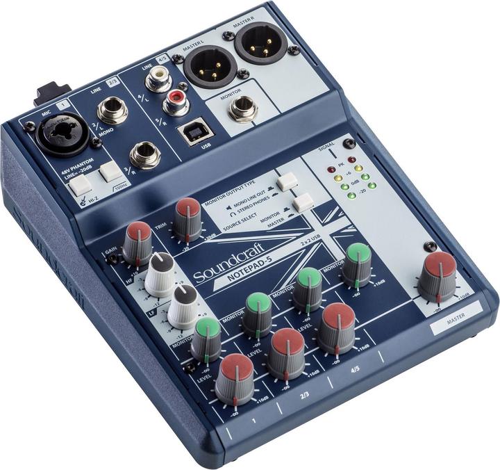 Produktbild Soundcraft Notepad-5 (Studio- und Livemixer)