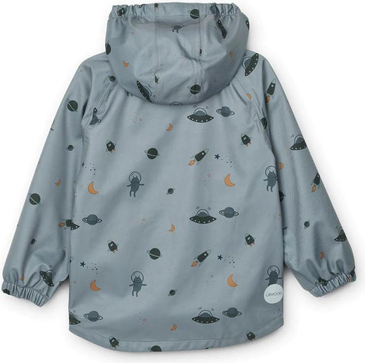 Actual product image Liewood Parker Junior Space Blue Fog Mix Rain Set (122)