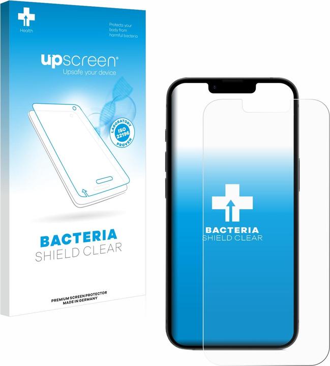 Productafbeelding upscreen Schutzfolie Displayschutz Displayschutzfolie Folie Klar antibakteriell (1 Stuk, Apple iPhone 16e)