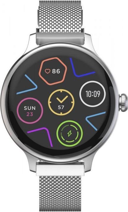 Image du produit Carneo Hero mini HR+/Silver/Elegant Band/Silver (40 mm)