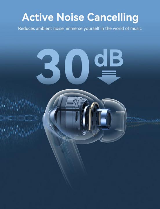 Image du produit Joyroom Funpods Series Ecouteurs True Wireless - Noir (5 h, Filaire)