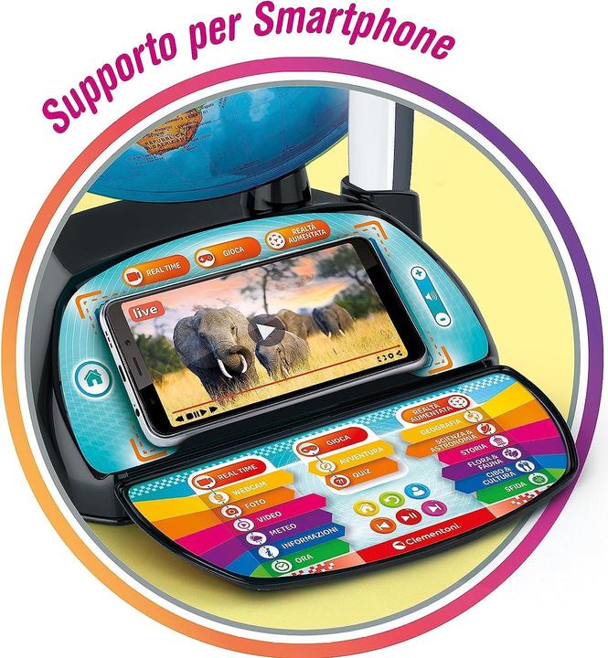 Image du produit Clementoni Explorer le monde en temps réel (Italien)