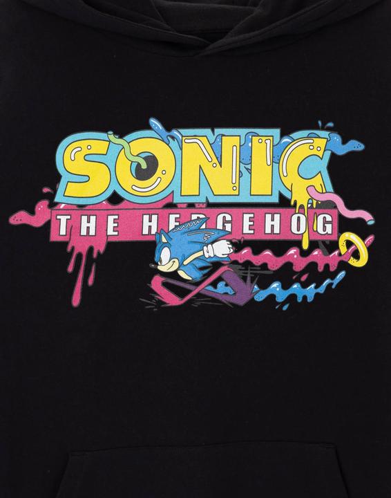 Actual product image Sonic The Hedgehog Mens Psychedelic Logo Hoodie (M)