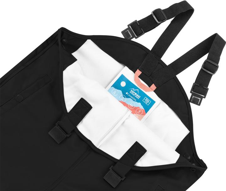 Actual product image Normani Children's rain trousers with braces "Skjolden" - 9251 (110)