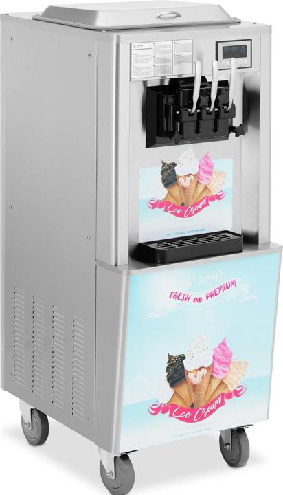 Immagine prodotto Royal Catering Macchina per gelato soft - 2140 W - 33 l/h - 3 gusti -