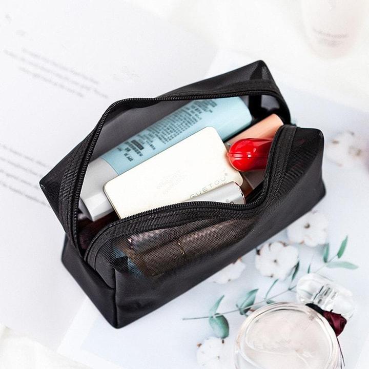 Actual product image JTI Black toiletry bag