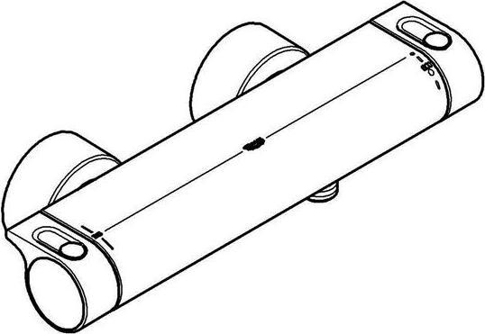 Produktbild Grohe Grohtherm 2000 Thermostat-Brausebatterie