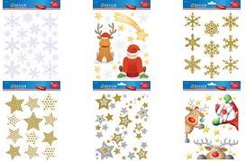 Image du produit Avery Dennison Zweckform ZDesign Weihnachts-Fensterbild Niko/Rentier transparent, bunt bedruckte Folie, Blattforma