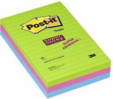 Actual product image Post-it Super Sticky (102 x 152 mm)