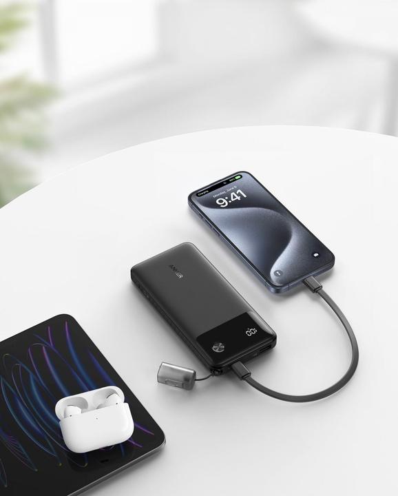 Immagine prodotto Anker PowerBank 10000mAh 22.5W nero (10000 mAh, 22.50 W, 22.50 Wh)
