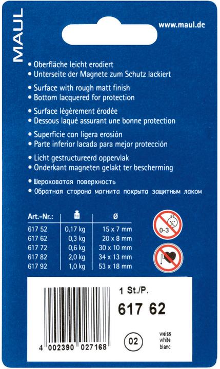 Productafbeelding Maul per magneet (6 x)