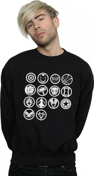 Immagine prodotto Felpa in cotone Avengers Infinity War Icons Assemble (XXL)