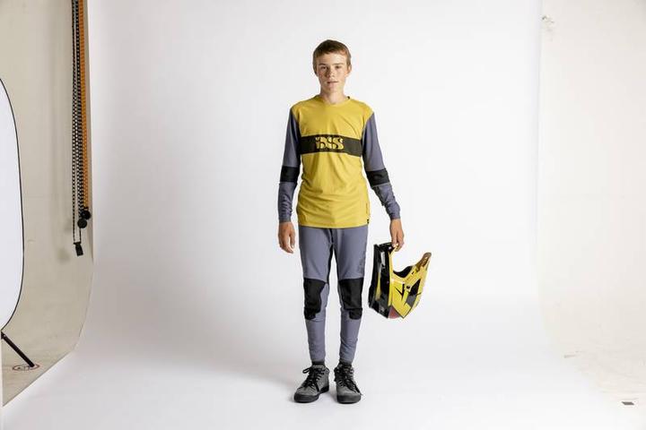 Image du produit iXS Trigger EVO Enfants Maillot à Manches Longues - Acacia / Charcoal (L)