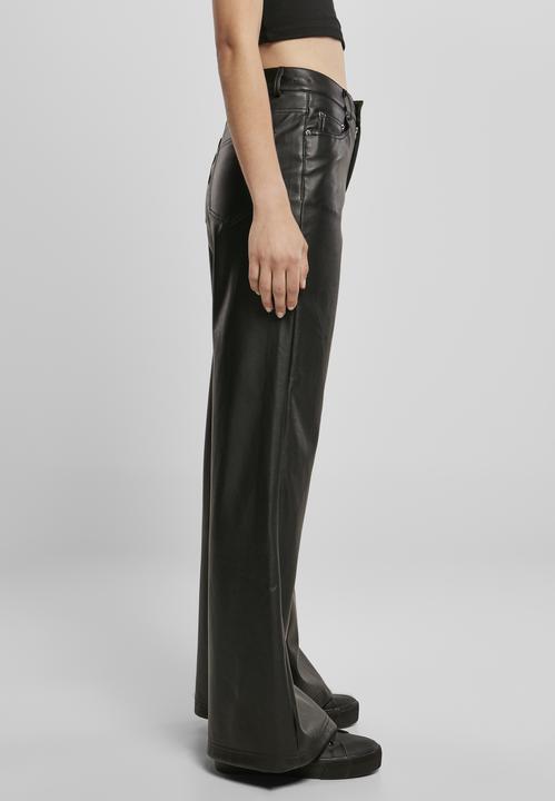Immagine prodotto Urban Classics Pantaloni a gamba larga in ecopelle da donna (26)